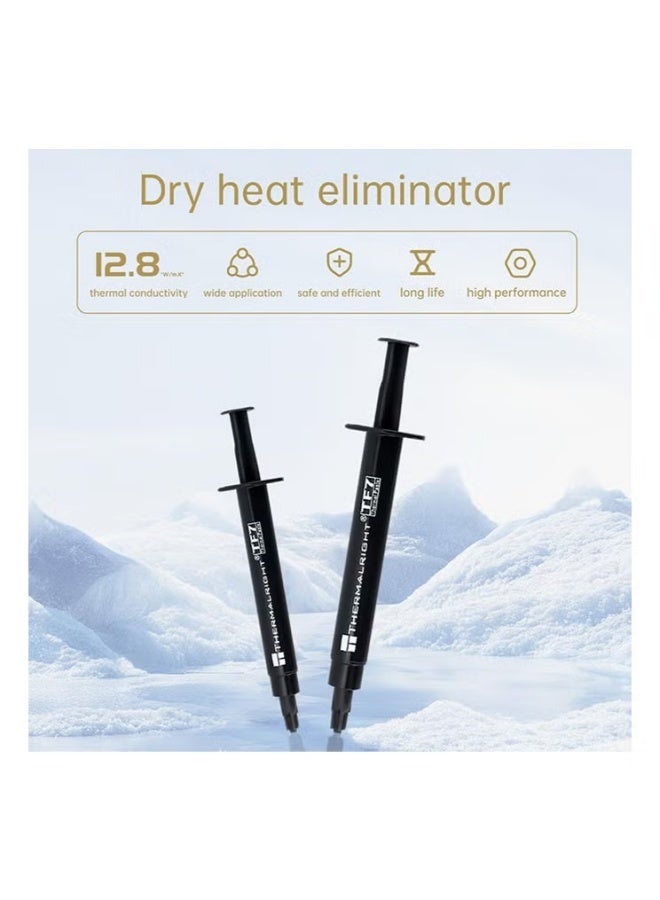 Thermalright 2-Pack TF7 Silver CPU Thermal Paste (2g*2), High Performance Thermal Compound Paste, Heat Sink Compound, Ultra-Low Thermal Impedance Thermal Grease for CPU/PS4/PS5/PC/GPU Coolers - Image 5