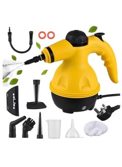 Hihonor Portable Handheld Steam Cleaner 1000w Multifunctional High Temperature With 9 Pieces Accessories Suitable For Kitchen Sofa Bathroom Window  - Image 1
