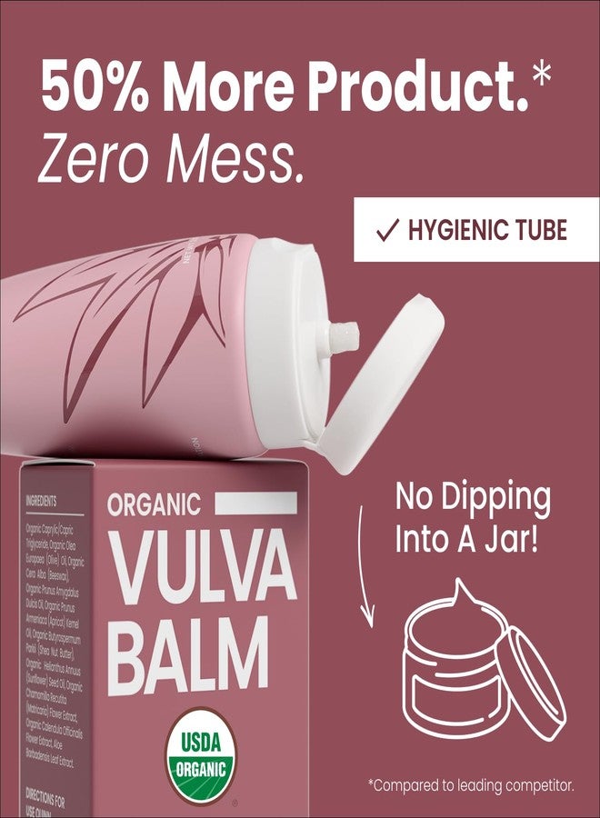 Quinn Wellness Organic Vulva Balm – Intimate Skin Care & Vaginal Moisturizer – Relieves Dryness, Itching & Irritation – Menopause Support & Hormone Free – Non-Staining & Hydrating – 3.17 oz (90g - Image 2