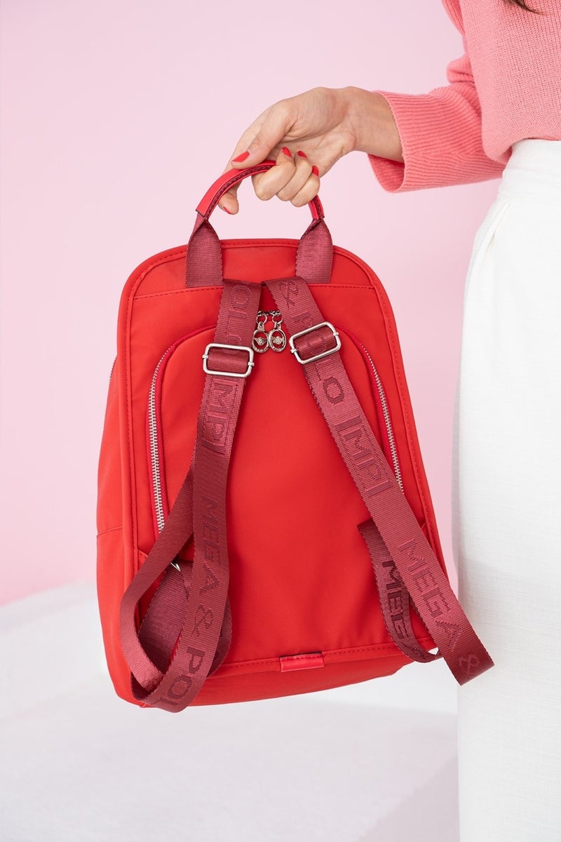 Çanta Trend Bag Trend Mega Brand Imported Satin Adjustable Shoulder Strap Backpack  - Image 3