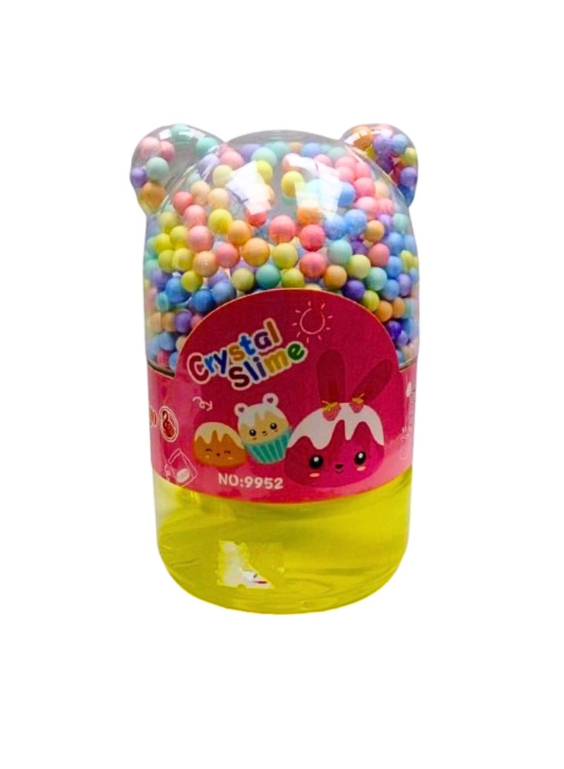 Flamingo Bottle Crystal Jelly Slime Toy Slime Few Stars and Small Ball Inside Toy for Boys Girls Kids - Image 2