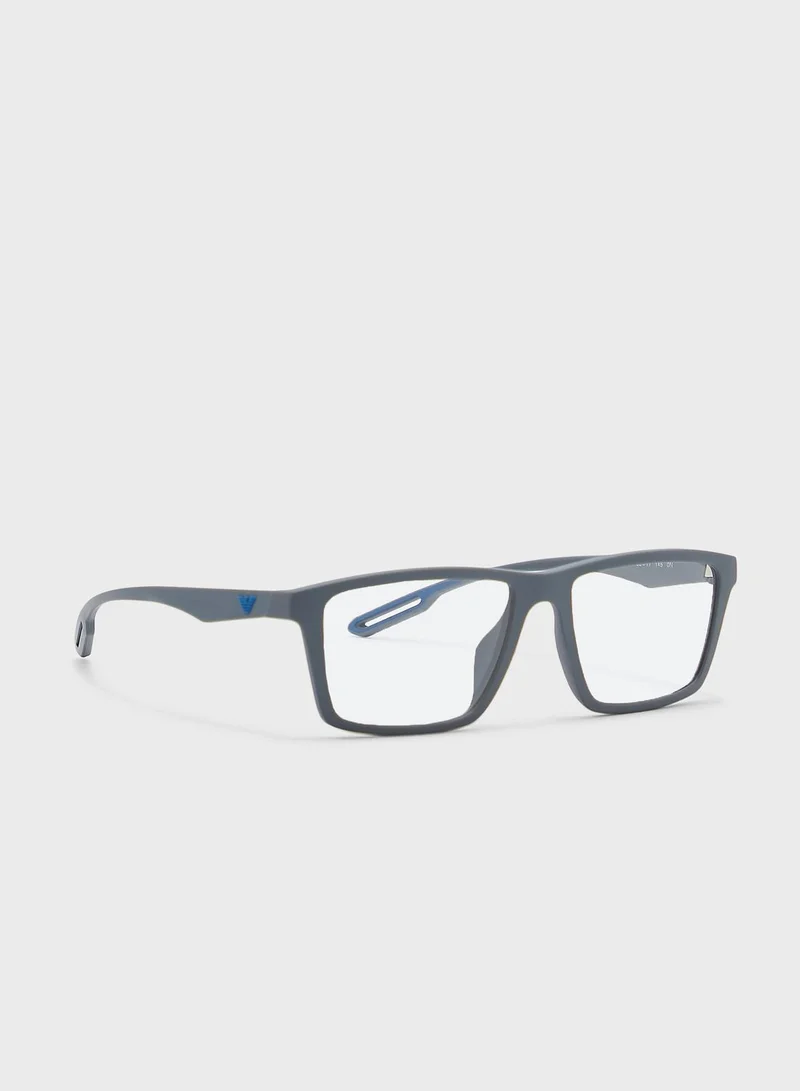 EMPORIO ARMANI 0Ea4189U Other Rectangle Sunglasses