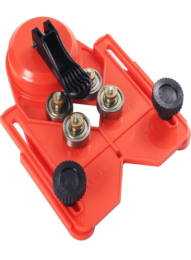 Drilax Adjustable Diamond Drill Guide with Suction Base | For 1/8" to 3-1/4" Hole Saws & Bits | Master Straight Cuts in Tile, Glass, Stone, Ceramic - Image 1