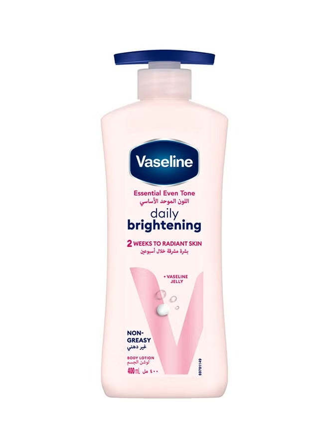 Vaseline Essential Even Tone Daily Brightening Body Lotion 400ml - Image 1