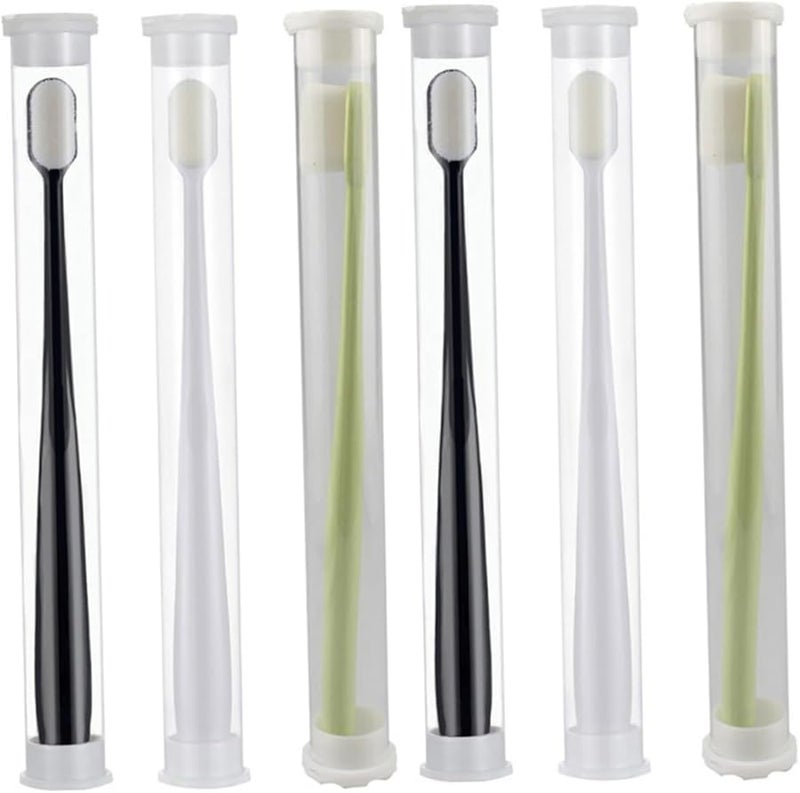 Micro Nano Toothbrush Set 6pcs Ultra Fine Soft Bristles for Pregnant Women Gentle Oral Care - Image 1