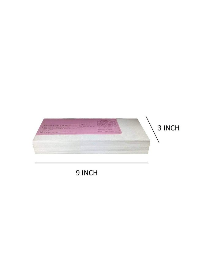 Boulevar Waxing Strip Body Hair Removal Non-Woven Wax Pata for Face, Legs, Underarms, Facial Eyebrow (80 PCS, White) - Image 5