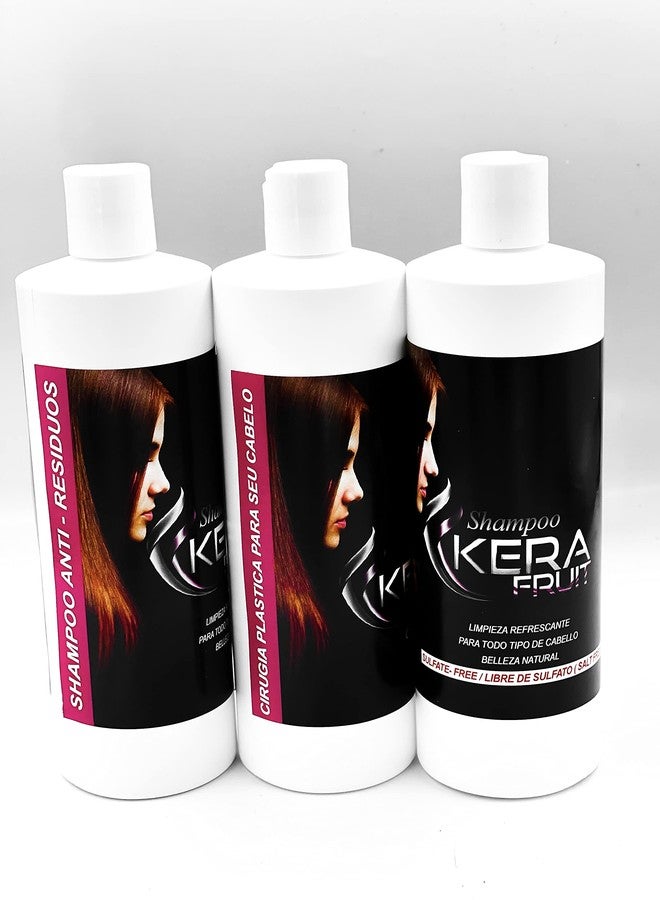 KERA FRUIT Cirugia Capilar Kera fruit 16 OZ Tratamiento Capilar de 3 pasos (incluye Shampo Sulfate Free) - Image 2