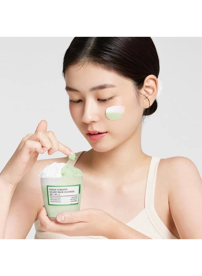 FULLY Green Tomato Gelato Pack Cleanser 100ml - Image 3