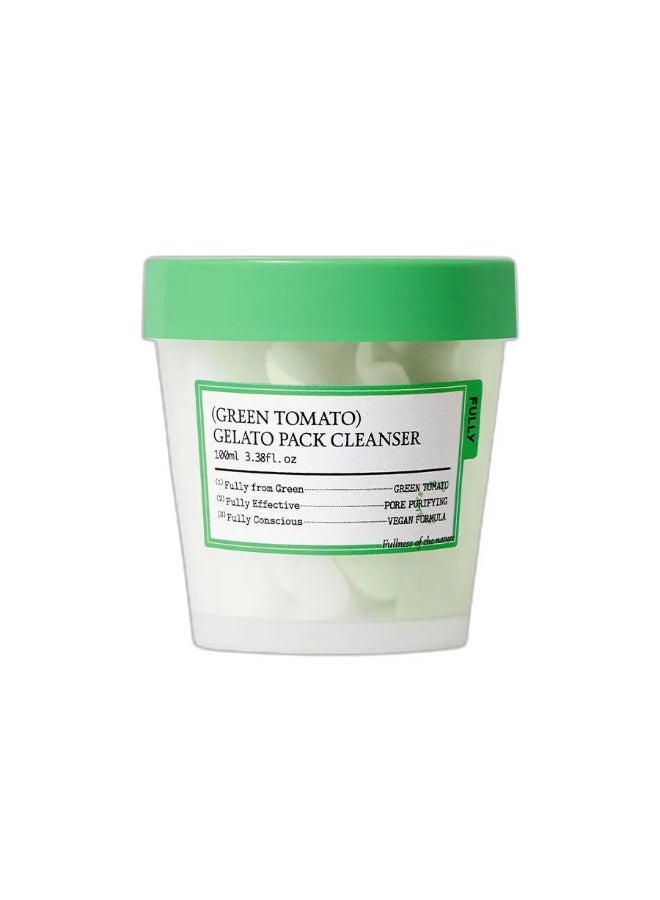 FULLY Green Tomato Gelato Pack Cleanser 100ml - Image 1