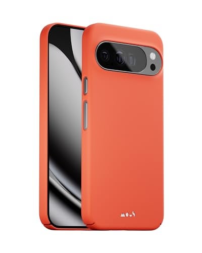 Mous for Google Pixel 10 Pro XL (2025) Case, Compatible with Qi2 MagSafe and Pixelsnap - Super Thin - Anti-Scratch Protective Phone Cover - Real Red - Image 1