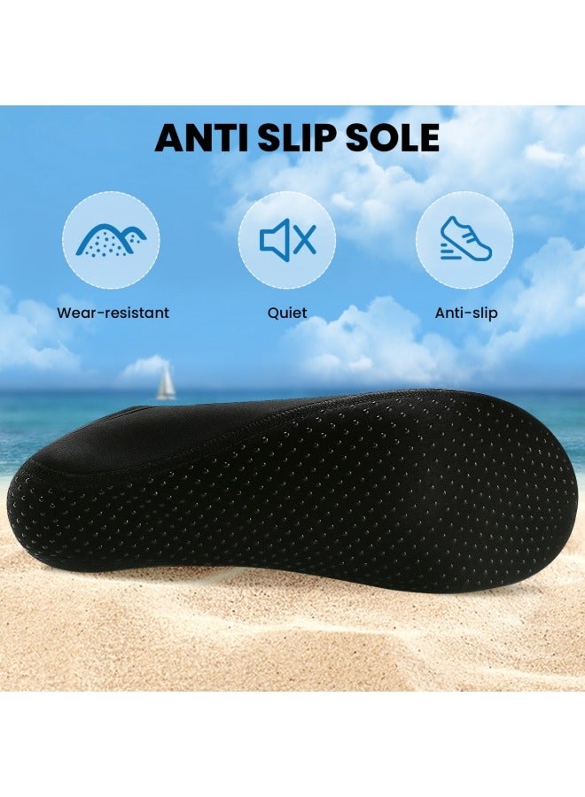 GGEROU Swimming Socks for Women Men Waterproof Swim Socks Quick Dry Beach Pool Sports Shoes Black - Image 5