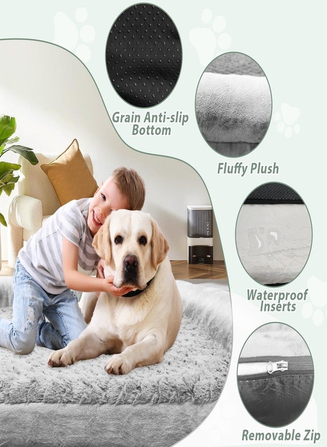MODCART Orthopedic Dog Bed, Extra Large with Memory Foam, Waterproof & Washable Cover (36 in, Grey) - Image 4