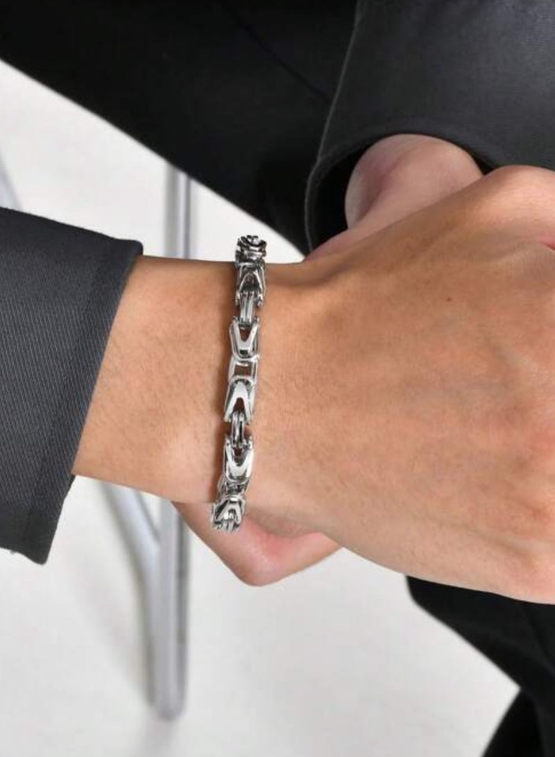 لوكشري كونسبت اسوارة رجالية من الاستانلس ستيل عالي الجودة - Image 1