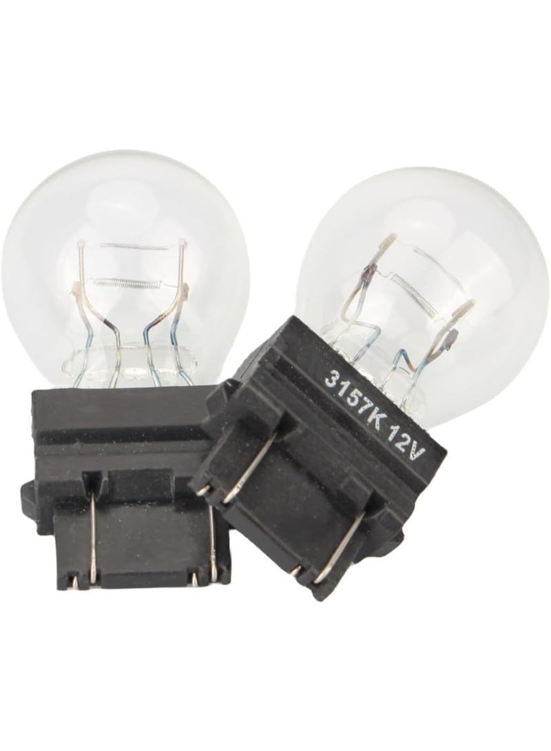 3157/3457 ذيل / الفرامل مصباح ضوئي / تدور مصابيح الإشارة (12V 27 / 7W 2200K) تناسب جيب غراند تشيروكي رانجلر قائد البوصلة رحلة بريموس حافة - (حزمة من 2) - Image 2