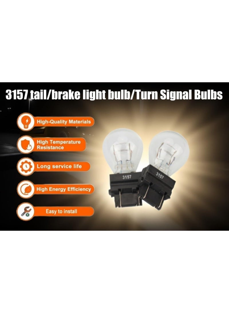 3157/3457 ذيل / الفرامل مصباح ضوئي / تدور مصابيح الإشارة (12V 27 / 7W 2200K) تناسب جيب غراند تشيروكي رانجلر قائد البوصلة رحلة بريموس حافة - (حزمة من 2) - Image 3
