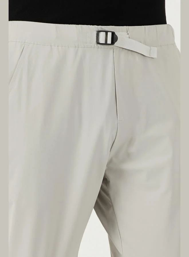 Buratti  Buratti Slim Fit Elastic Waistband Pipe Leg Belt Detailed Trousers Men's TROUSERS 5543S86JMILANO for Men | Best Price UAE