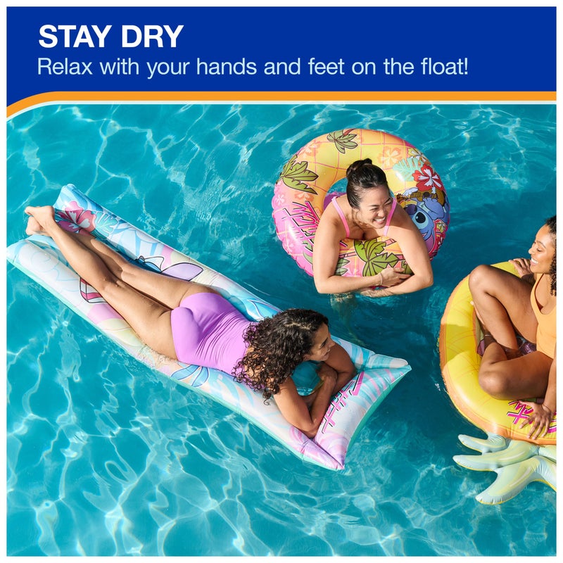 Swimways Stitch Suntanner Pool Float, Inflatable Pool Floats & Kids Pool Toys, Swimming Pool Accessories & Beach Essentials for Teens Aged 14 & Up - Image 3