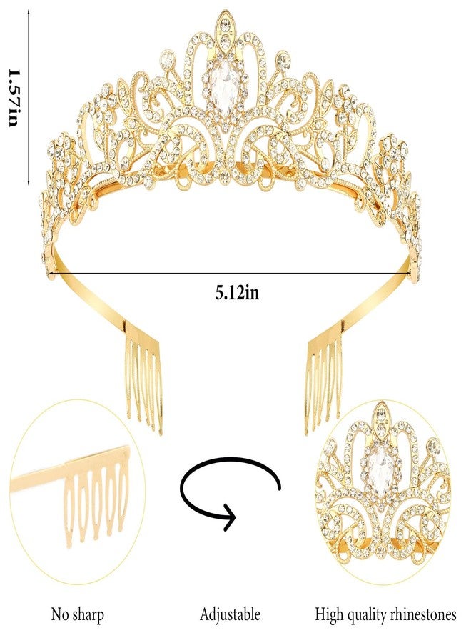 Vovii It's My Golden Birthday Sash and Crown Set for Women Girls Birthday Party Decorations Decor Party Favors Gifts - Image 3