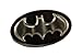 DC Batman Logo Pewter Lapel PinSilver1 Black - Image 3