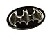 DC Batman Logo Pewter Lapel PinSilver1 Black - Image 2