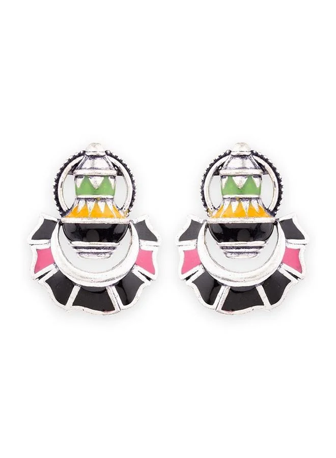 فويلا أقراط كالبيليا المطلية بالشاندهبالي