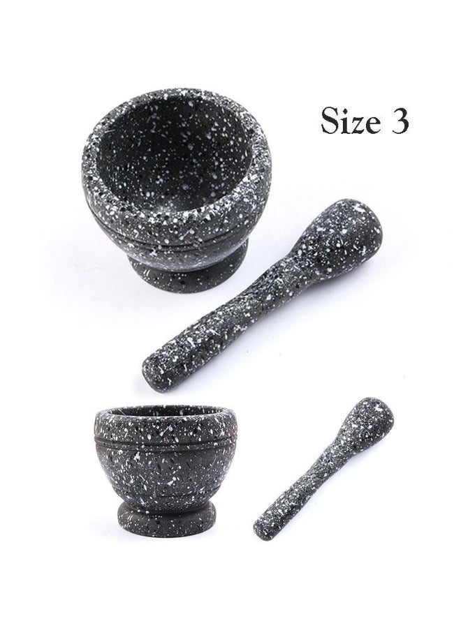 Garlic presses eco-friendly resin garlic pounder mortar and pestle spice crusher  - Image 3