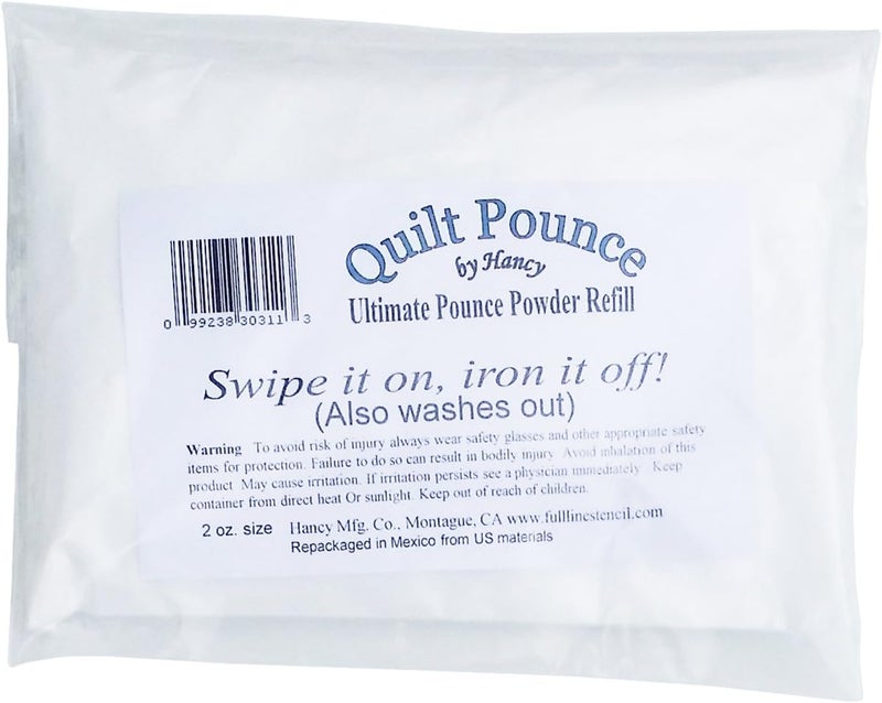 White Ultimate Quilt Pounce Chalk Refill, 2 oz