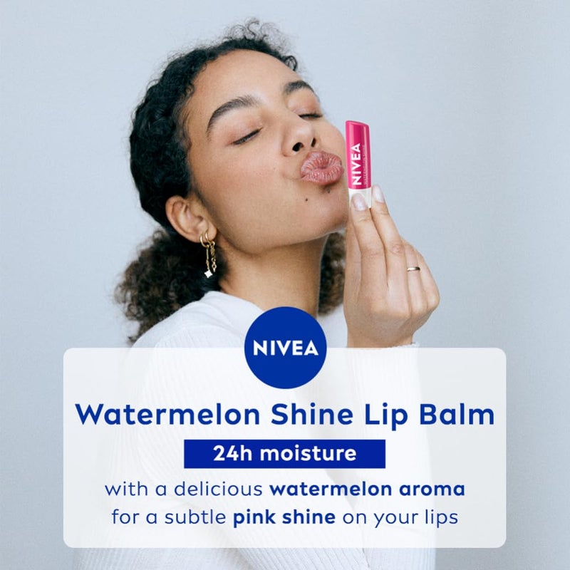 Nivea بلسم الشفاه نيفيا بنكهة البطيخ 48 جرام - Image 3