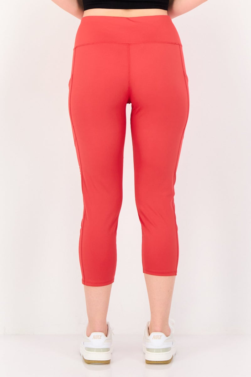 KENDALL + KYLIE Women Sportswear Fit Yoga Leggings, Red - Image 2