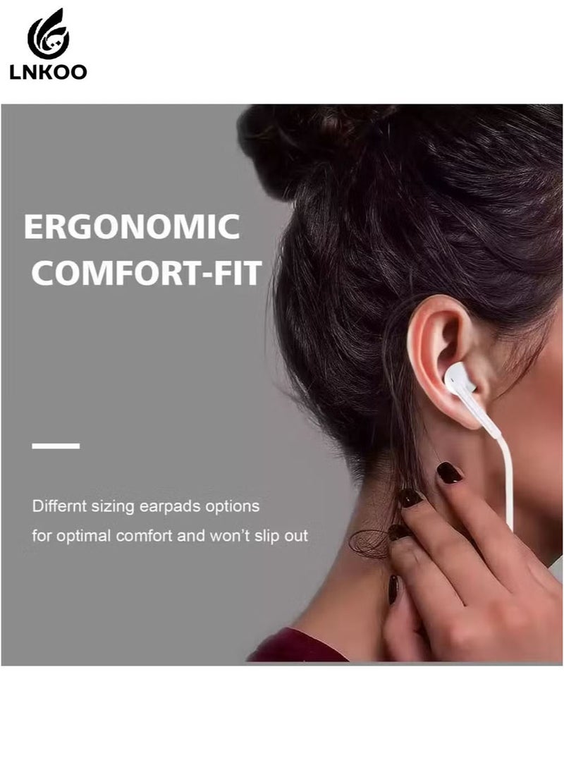 لنكوو سماعات أذن سلكية لايتنينج باللون الأبيض - Image 4