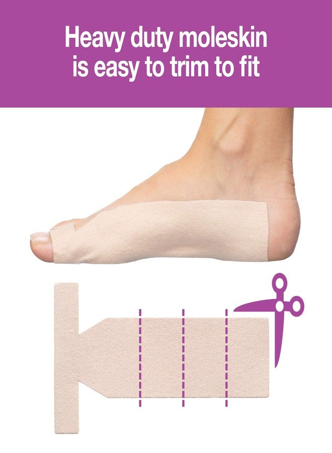 ZenToes Turf Toe T-Straps - 10 Pack Moleskin Splints for Big Toe Injuries - Adhesive Toe Straighteners - Image 5