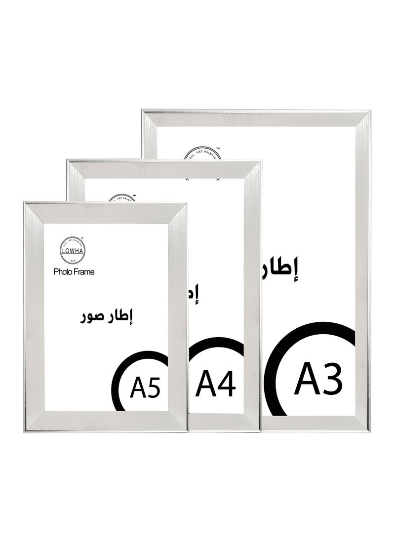 LOWHA - Set Of 4 Wall Or Tabletop Stand Photo Frame With Horizontal and Vertical Formats - Image 1