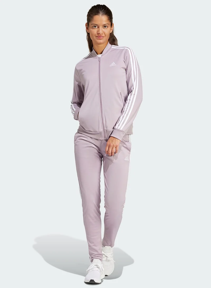 adidas بدلة رياضية أساسية مزينة ب 3 خطوط