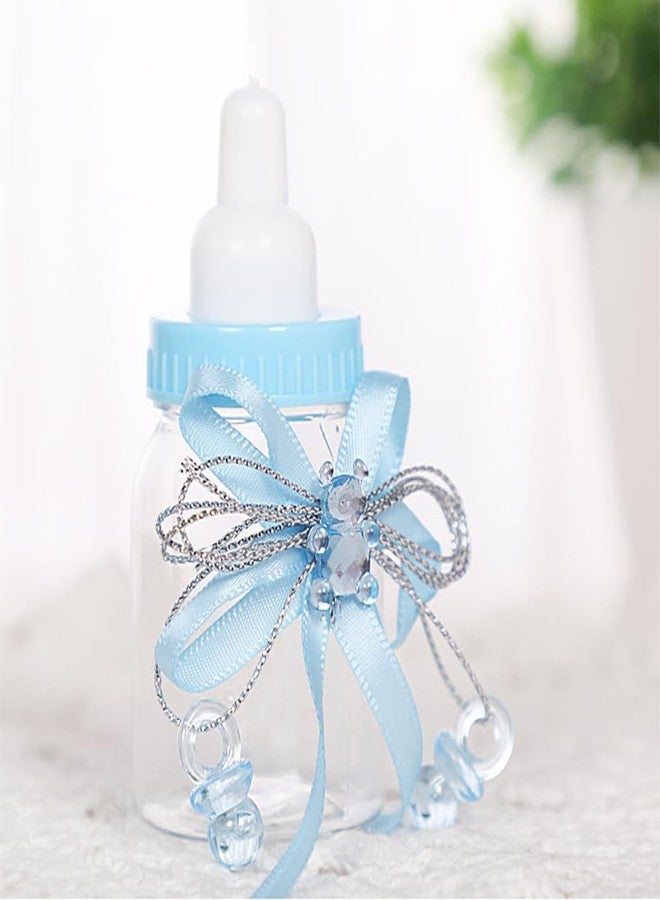 LXKBD 36Pcs Baby Shower Party Favor Boxes,Cute Bear Candy Bottles for Boy Baby Birthday Party Gift Decoration Blue - Image 5