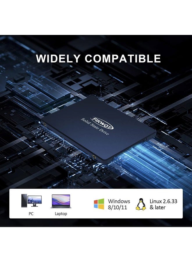 Fikwot FS810 SATA SSD 256GB 2.5" Internal Solid State Drive, Up to 560MB/s, SATA III 6 Gb/s, Compatible with Laptop and PC Desktop - Image 5