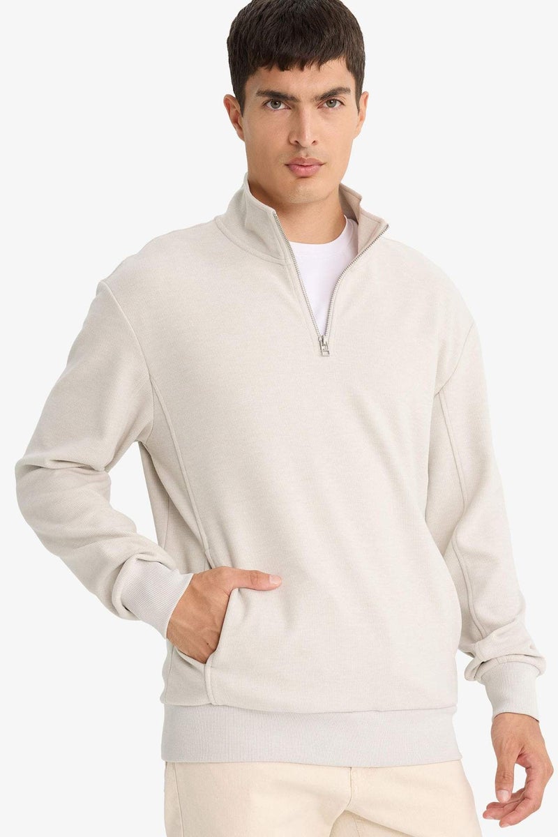 DeFacto Regular Fit Long Sleeve Sweatshirt - Image 3