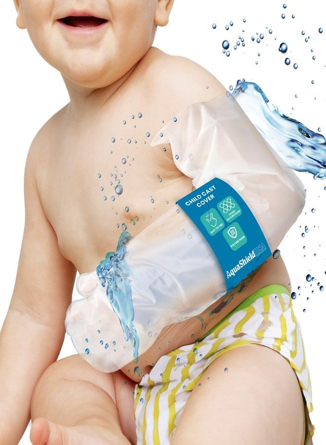 AquaShield Infant Arm Cast & Bandage Protector, Waterproof, Reusable, Pediatric Arm (A15) Covers up to 13" Cast Length, Use in Pool, Bath, & Shower for Small Hand, Wrist, Forearm, & Elbow - Image 1