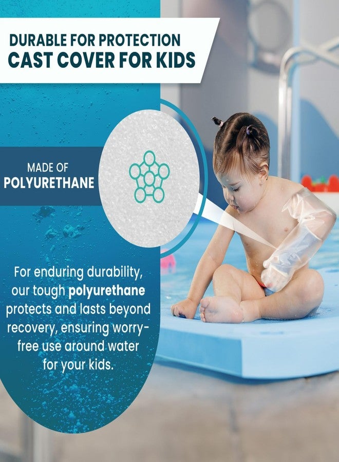 AquaShield Infant Arm Cast & Bandage Protector, Waterproof, Reusable, Pediatric Arm (A15) Covers up to 13" Cast Length, Use in Pool, Bath, & Shower for Small Hand, Wrist, Forearm, & Elbow - Image 3