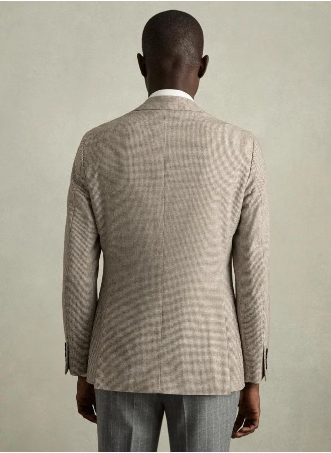 REISS Sb 2B Notch Puppytooth Blazer