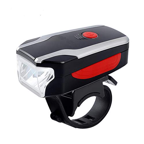 Shivexim Waterproof Alarm Speakers Headlight Anti-Theft System Bicycle Light and Non Rechargeable Light Horn Led Front Light - Image 1
