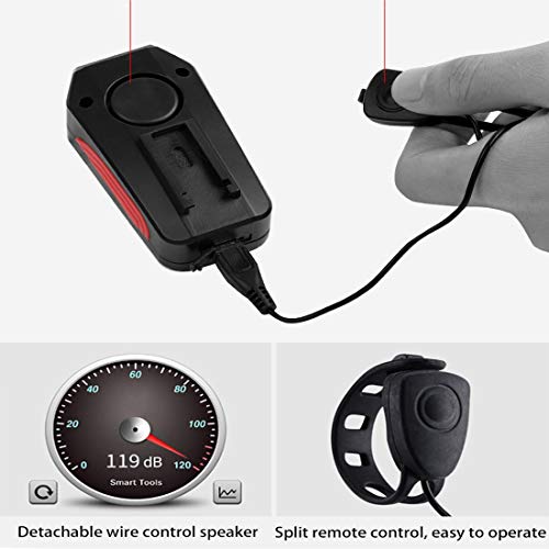 Shivexim Waterproof Alarm Speakers Headlight Anti-Theft System Bicycle Light and Non Rechargeable Light Horn Led Front Light - Image 5