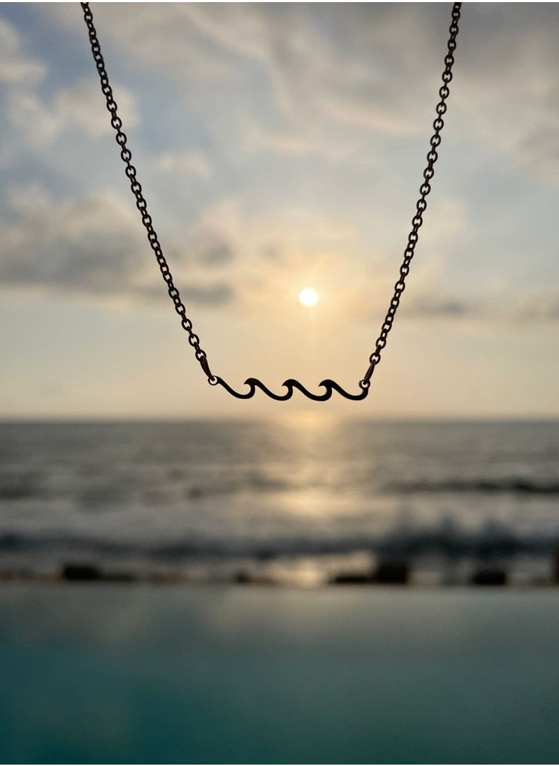 Clé de Lune - The Sea Wave Necklace - Image 1