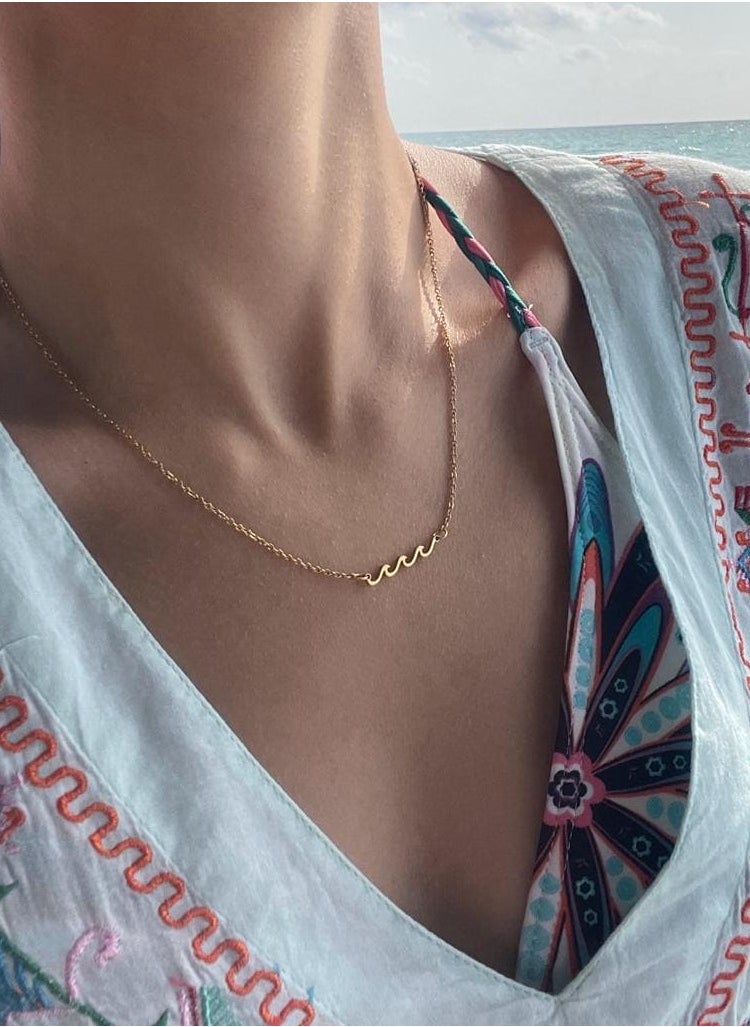 Clé de Lune - The Sea Wave Necklace - Image 1