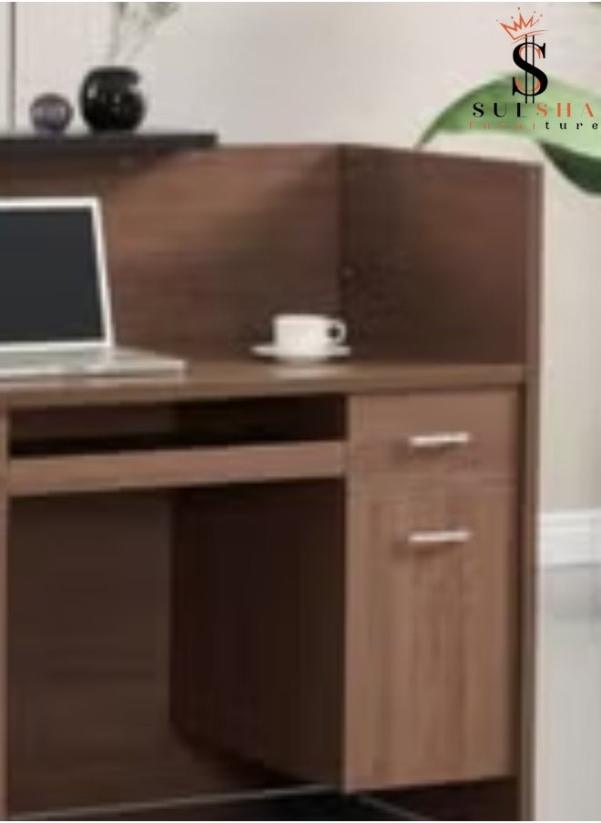 SULSHA - Modern Wooden Work Station , Reception table , office table  with New look - Image 1