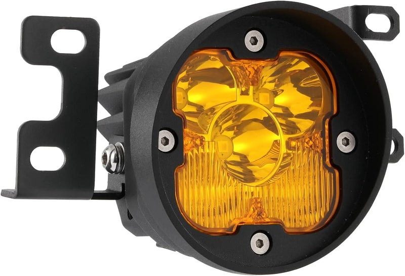 Auxbeam حاملات أضواء الضباب XP-Ultra Series 3 بوصة، لتويوتا 2012-2022 تاكوما، 2010-2022 4Runner، 2014-2022 تندرا، حاملات تثبيت LED، مجموعة تثبيت شريط الضوء، جانبين، زوج - Image 4