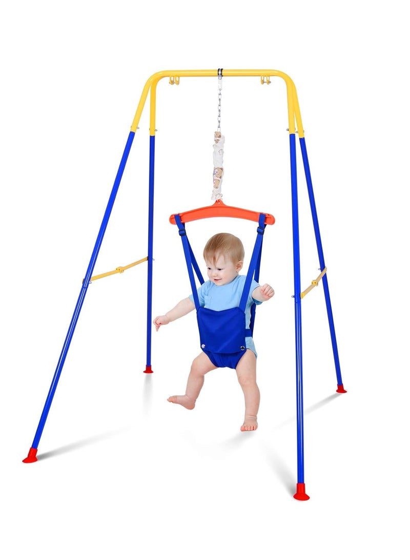 2 in 1 Swing and Bouncer for Toddlers, Infant Bouncer, Indoor and Outdoor Swing, Easy to Assemble and Store  - Image 1
