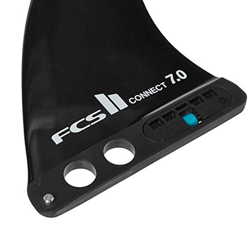 FCS II Connect GF Longboard Fin – Beginner-Friendly Glass Flex Longboard Fin for Smooth Turns, Speed & Easy Control (Multiple Sizes) (Glass Flex, 7") - Image 4