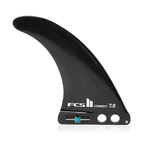 FCS II Connect GF Longboard Fin – Beginner-Friendly Glass Flex Longboard Fin for Smooth Turns, Speed & Easy Control (Multiple Sizes) (Glass Flex, 7") - Image 3
