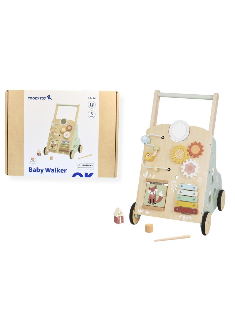 توكي توي Wooden Baby Walker - Image 1