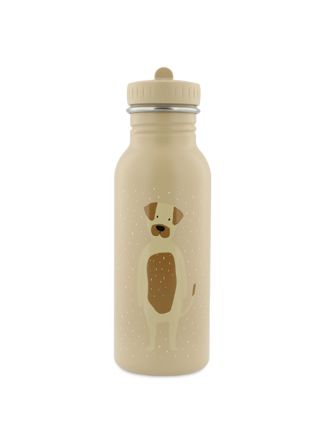 Trixie Stainless Steel Water Bottle - 500ml - Mr. Dog - Image 1